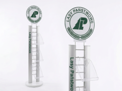 Stojak informacyjny na prasę